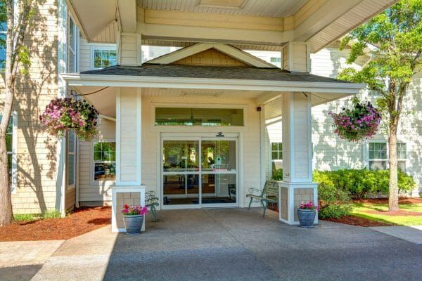 Vineyard Heights Assisted Living Entrance