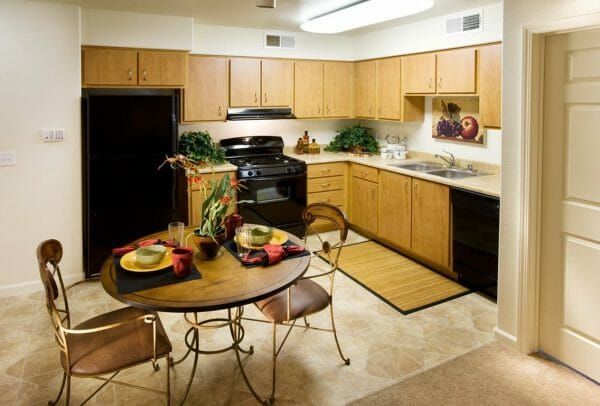 Vintage Natomas Field model home kitchen