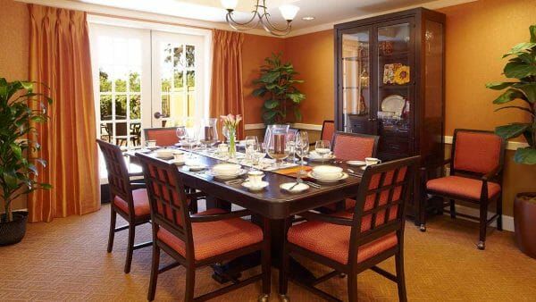Private dining room in Atria San Juan