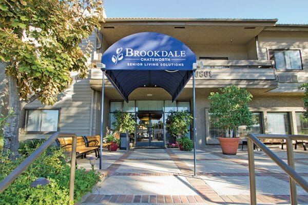 Main Entrance to Brookdale Chatsworth