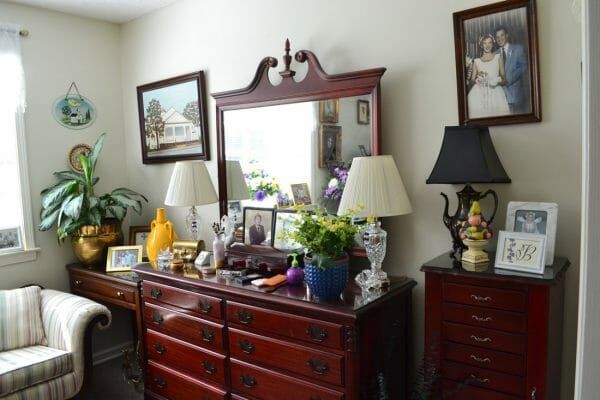 The Willows Assisted Living model bedroom