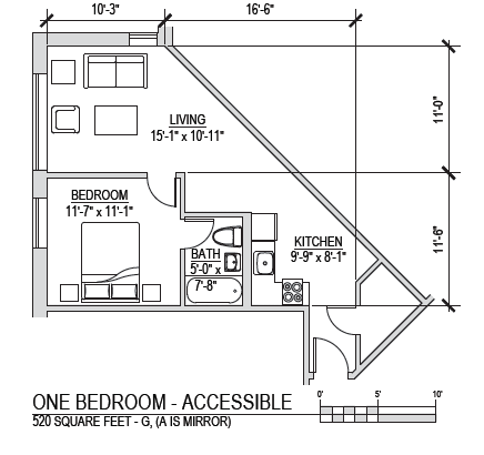 Cathedral Square floor plan 1