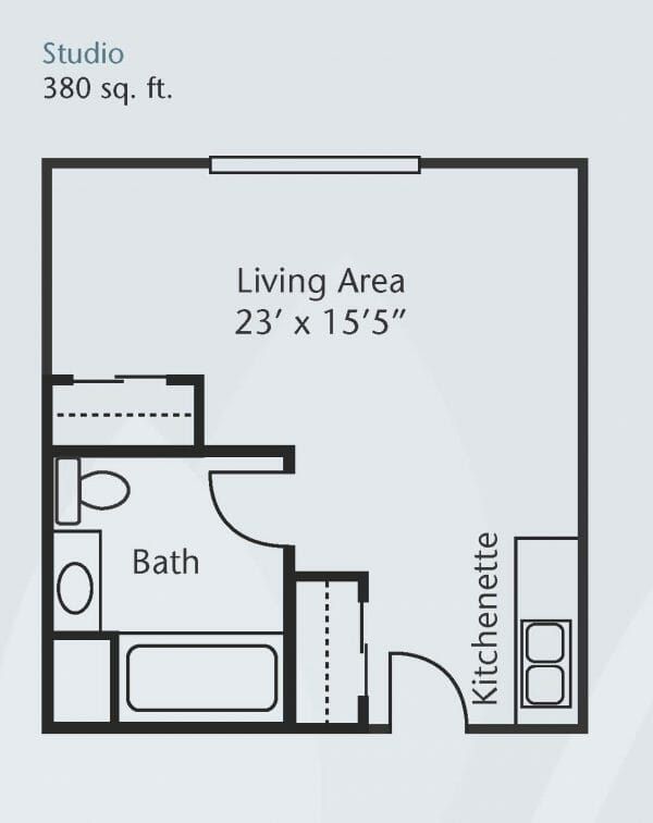 Brookdale Auburn floor plan 1
