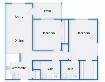 The Village at East Farms floor plan 1
