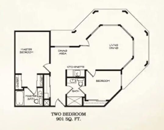 Creekside Oaks floor plan 1