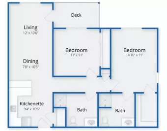 The Village at South Farms floor plan 3