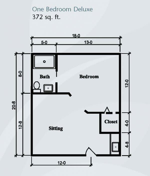 Brookdale North Tucson floor plan 4