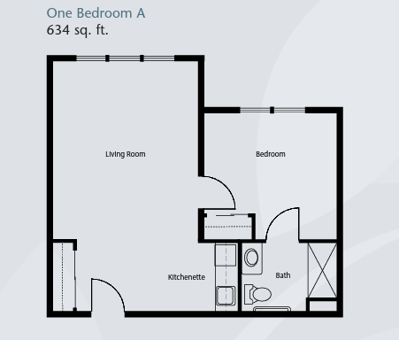 Brookdale Redmond floor plan 5