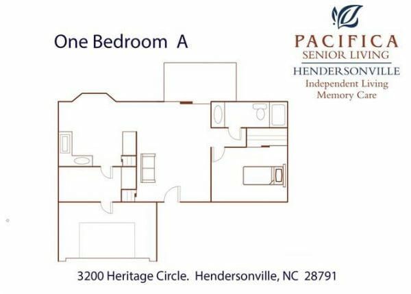 Pacifica Senior Living Heritage Hills holly floor plan