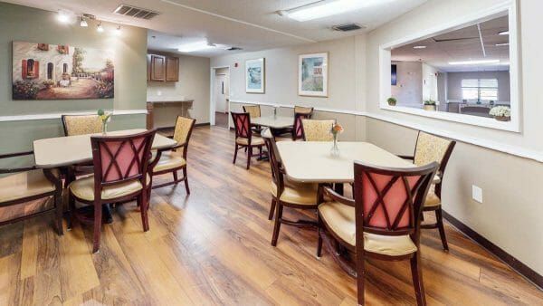Madison at Clermont resident eating and dining nook for casual dining