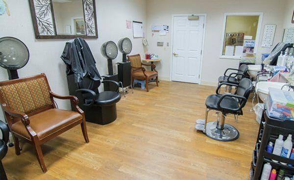 Community beauty salon in Montage Ridge