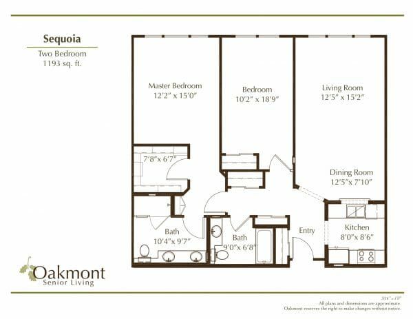 Oakmont of Carmichael Sequoia floor plan