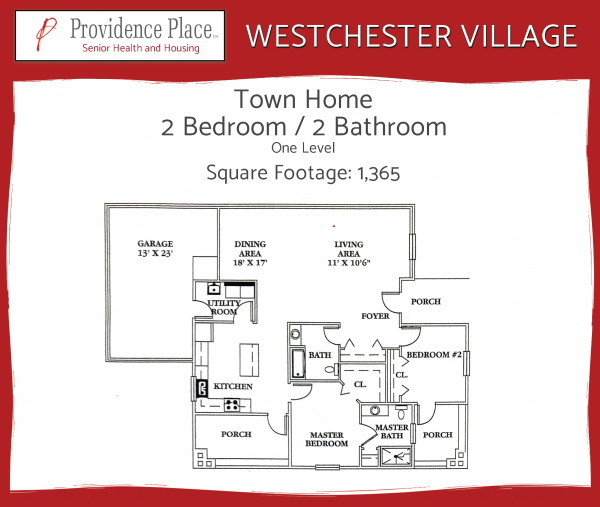 Westchester Village at Providence Place Floor Plan