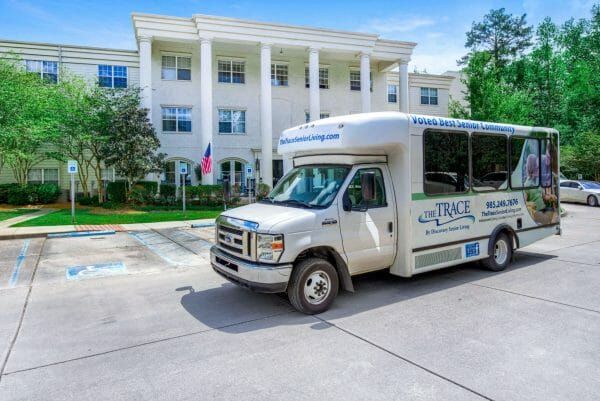 The Trace transportation which is available for our residents