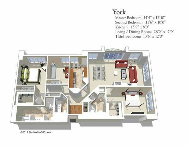 The Stratford York floor plan