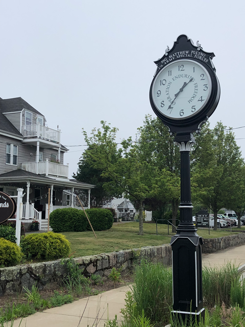 Connect55+ Bourne Massachusetts city clock