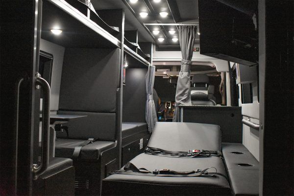TransMedCare Van interior without patient