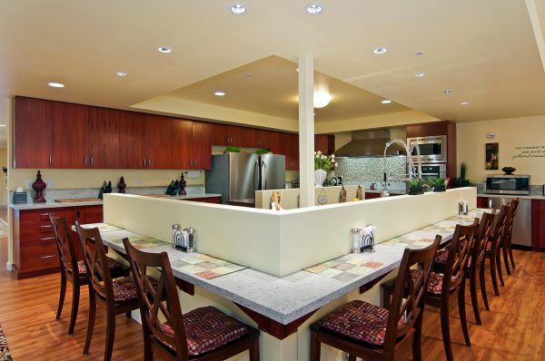 Wilson Senior Living Dining and Kitchen Area