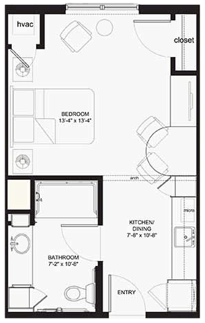 Franklin Park Alamo Heights Assisted Living floor plan 3