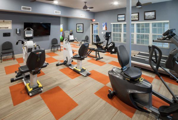 Cardio equipment in Franklin Park Alamo Heights' fitness center