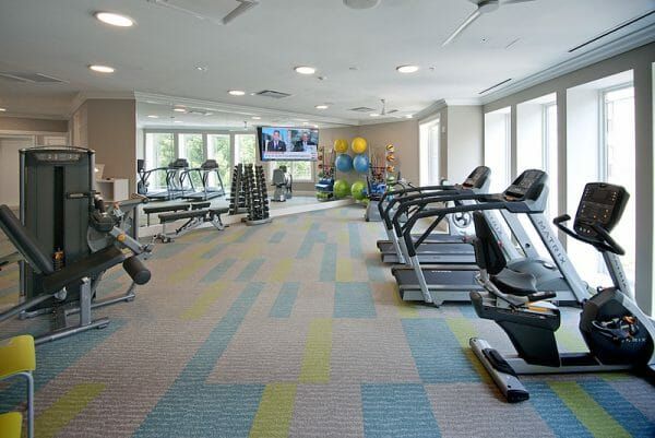 Allegro Harrington Park's well-equipped fitness center
