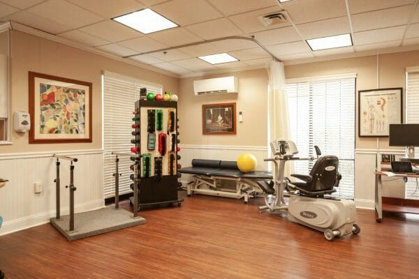 Five Star Premier Residences of Teaneck's rehabilitation gym