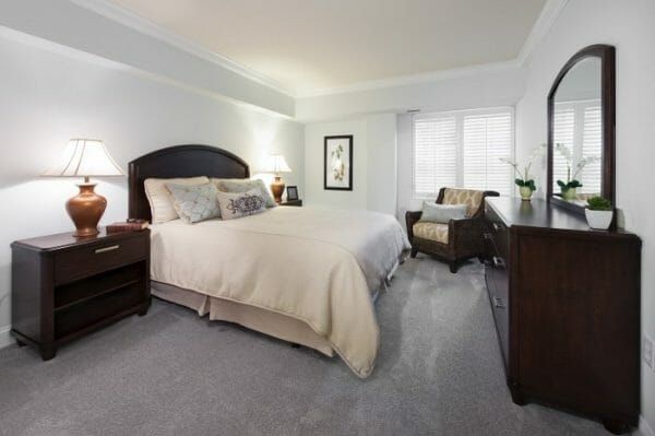 The Evergreens' model bedroom