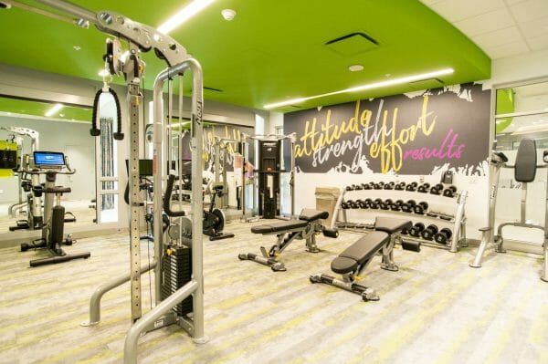 The Vista's well-equipped fitness center