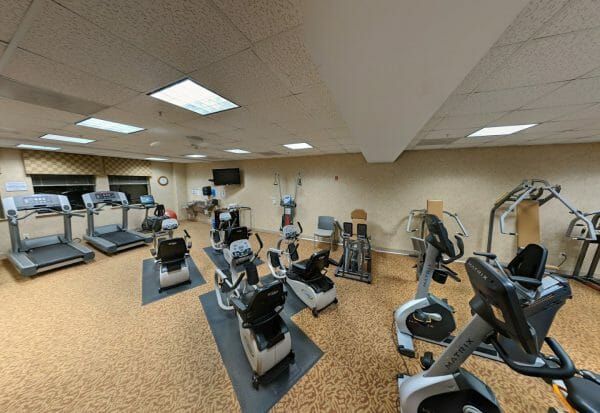 Cedar Crest Senior Living's well-equipped fitness center