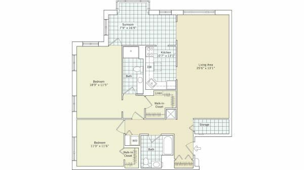 Cedar Crest Senior Living floor plan 12 - Lancaster