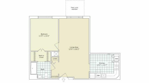 Cedar Crest Senior Living floor plan 4 - Fremont