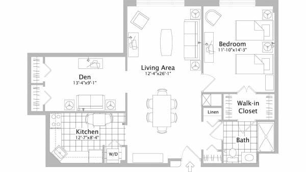 Cedar Crest Senior Living floor plan 5 - Georgetown