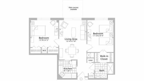 Cedar Crest Senior Living floor plan 6 - Flagstaff