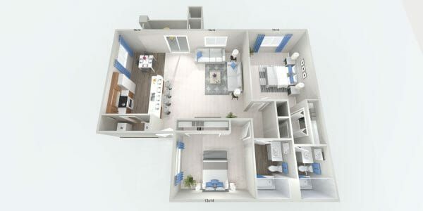 Carefree Senior Living at The Willows floor plan 9