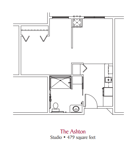 Cascades of the Sierra assisted living floor plan 2